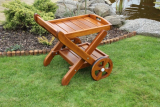Zahradní dřevěný servírovací stolek Exclusive