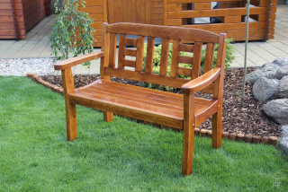 Dřevěná lavice Exclusive  pro dva